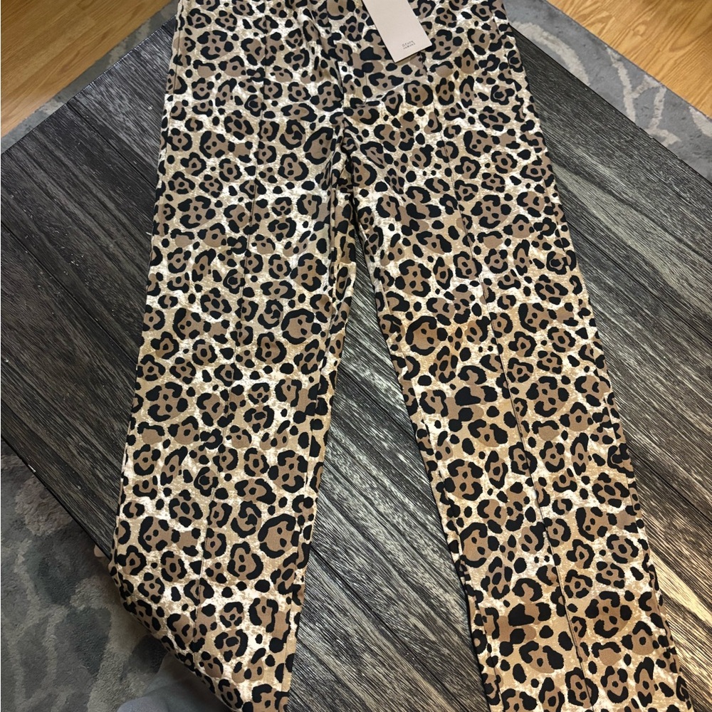Sfera Leopard Print Straight Leg Pants. Size26/2 - Picture 3 of 5